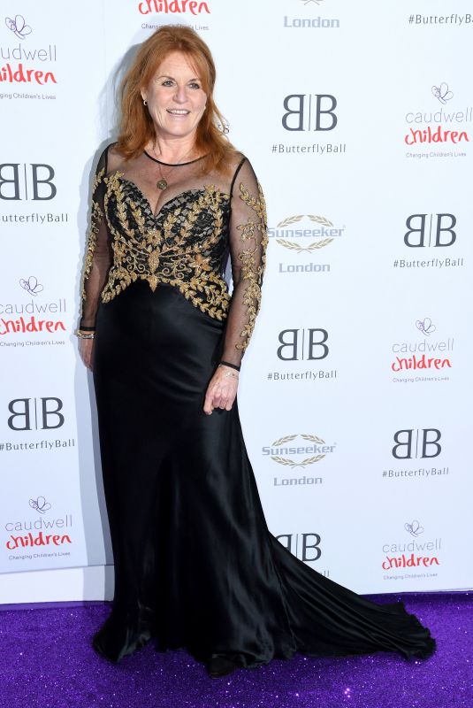 SARAH FERGUSON at Caudwell Children Butterfly Ball in London 06/13/2019