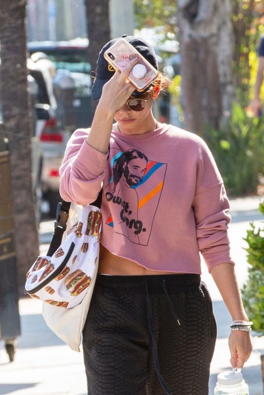SARAH HYLAND Leaves a Gym in Los Angeles 06/26/2019