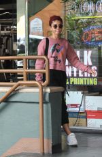SARAH HYLAND Out and About in Studio City 06/26/2019