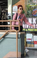 SARAH HYLAND Out and About in Studio City 06/26/2019