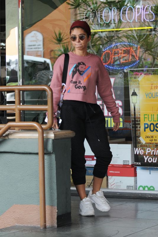 SARAH HYLAND Out and About in Studio City 06/26/2019