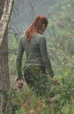 SCARLETT JOHANSSON on the Set of Black Widow at Pinewoods Studios 06/05/2019