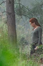 SCARLETT JOHANSSON on the Set of Black Widow at Pinewoods Studios 06/05/2019