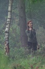 SCARLETT JOHANSSON on the Set of Black Widow at Pinewoods Studios 06/05/2019