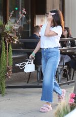 SELENA GOMEZ Arrives at Mercado Restaurant in Studio City 06/14/2019