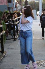SELENA GOMEZ Arrives at Mercado Restaurant in Studio City 06/14/2019