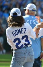 SELENA GOMEZ at Big Slick 2019 Softball Game in Kansas City 06/07/2019