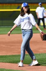 SELENA GOMEZ at Big Slick 2019 Softball Game in Kansas City 06/07/2019