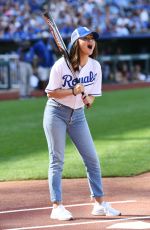 SELENA GOMEZ at Big Slick 2019 Softball Game in Kansas City 06/07/2019