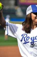 SELENA GOMEZ at Big Slick 2019 Softball Game in Kansas City 06/07/2019