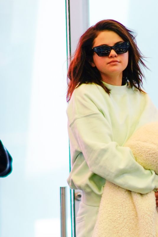 SELENA GOMEZ at JFK Airport in New York 06/12/2019