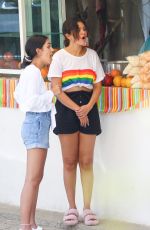 SELENA GOMEZ Buys Fruit in Punta De Mita 06/30/2019