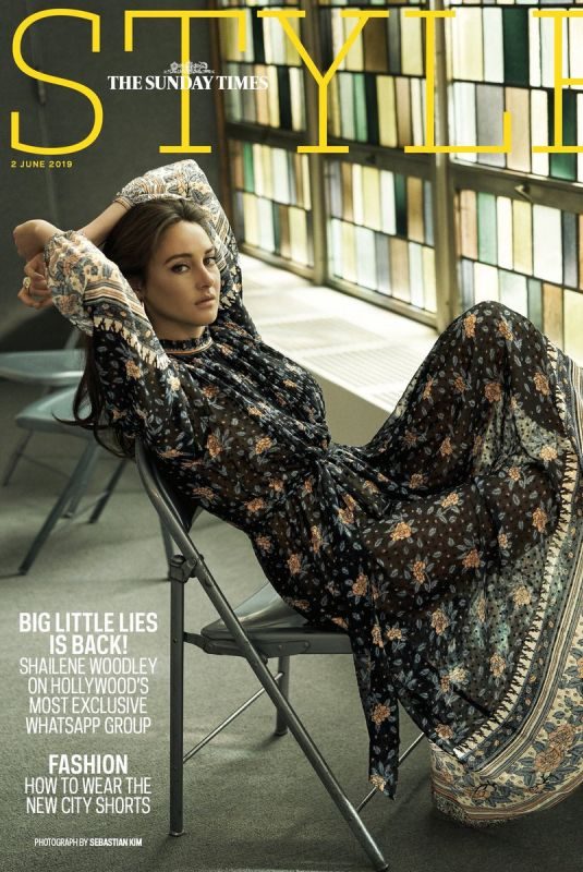 SHAILENE WOODLEY in The Synday Times Style Magazine, June 2019