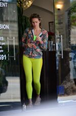 SHANTEL VANSANTEN Leaves a Nail Salon in Studio City 06/19/2019