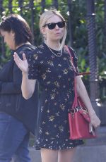 SIENNA MILLER Out in New York 06/04/2019