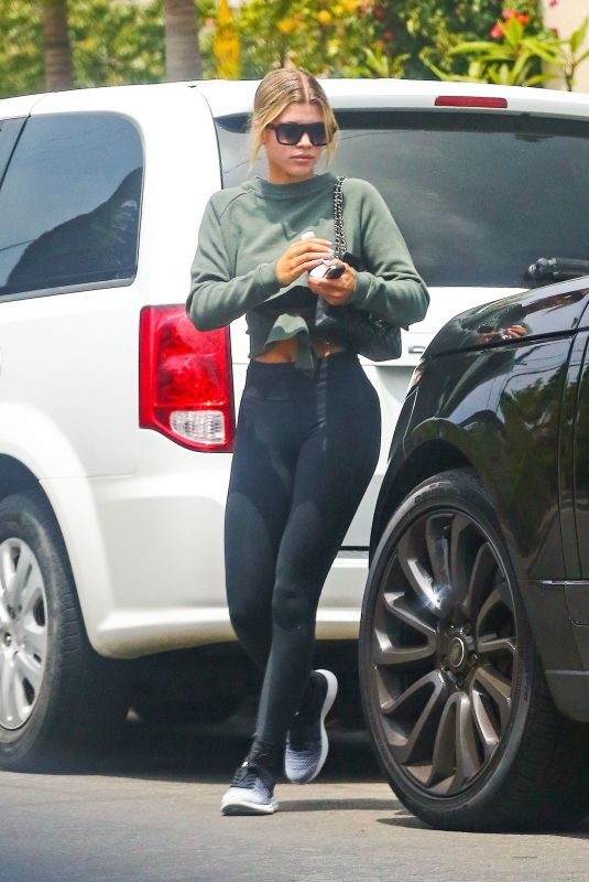 SOFIA RICHIE Leaves a Friend’s House in Los Angeles 06/04/2019