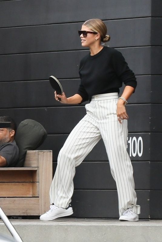 SOFIA RICHIE Playing Ping Pong in Malibu 06/02/2019