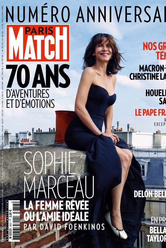 SOPHIE MARCEAU in Paris Match Magazine, June/August 2019