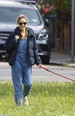 SOPHIE RUNDLE with Her Dog at a Park in London 06/20/2019