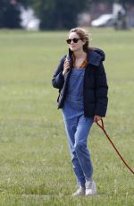 SOPHIE RUNDLE with Her Dog at a Park in London 06/20/2019