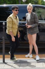 SOPHIE TURNER and Joe jJonas Out in Paris 06/23/2019