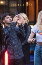 SOPHIE TURNER and Joe Jonas Arrives at a Hotel in Paris 06/20/2019