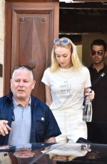 SOPHIE TURNER and Joe Jonas Leaves Hotel Crillon Le Brave in France 06/27/2019