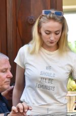 SOPHIE TURNER and Joe Jonas Leaves Their Hotel in France 06/27/2019
