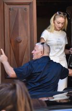 SOPHIE TURNER and Joe Jonas Leaves Their Hotel in France 06/27/2019