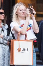 SOPHIE TURNER and Joe Jonas Out for Diner in Paris 06/20/2019