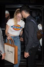 SOPHIE TURNER and Joe Jonas Out for Diner in Paris 06/20/2019