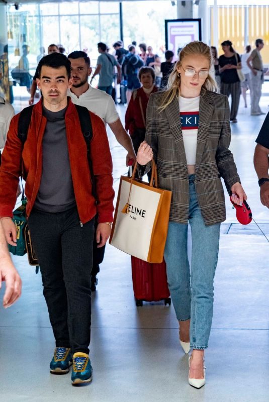 SOPHIE TURNER and Joe Jonas Out in Avignon 06/25/2019