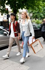SOPHIE TURNER and Joe Jonas Out Shopping in Paris 06/22/2019