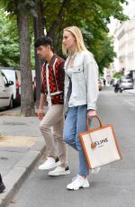 SOPHIE TURNER and Joe Jonas Out Shopping in Paris 06/22/2019