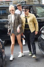 SOPHIE TURNER and Joe Jonas Shopping at Loewe Store in Paris 06/23/2019