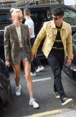 SOPHIE TURNER and Joe Jonas Shopping at Loewe Store in Paris 06/23/2019