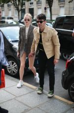 SOPHIE TURNER and Joe Jonas Shopping at Loewe Store in Paris 06/23/2019