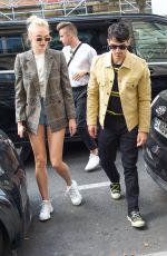 SOPHIE TURNER and Joe Jonas Shopping at Loewe Store in Paris 06/23/2019