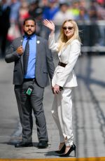 SOPHIE TURNER Arrives at Jimmy Kimmel Live in Los Angeles 06/04/2019
