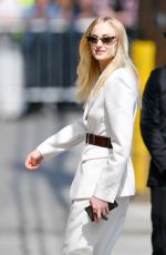 SOPHIE TURNER Arrives at Jimmy Kimmel Live in Los Angeles 06/04/2019