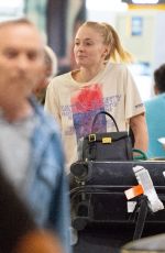 SOPHIE TURNER at JFK Airport in New York 05/30/2019