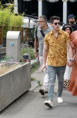 SOPHIE TURNER, PRIYANKA CHOPRA and Nick and Joe Jonas on at Prewedding Party at Boat Cruise on Seine River in Paris 06/24/2019