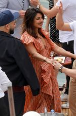 SOPHIE TURNER, PRIYANKA CHOPRA and Nick and Joe Jonas on at Prewedding Party at Boat Cruise on Seine River in Paris 06/24/2019