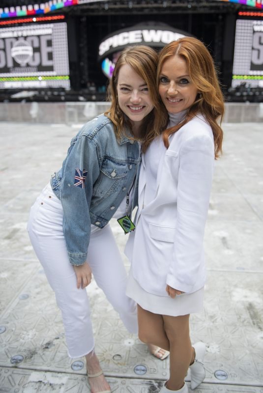SPICE GIRLS, and EMMA STONE at Wembley Stadium in London 06/13/2019