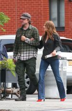 STANA KATIC and Kris Brkljac Out in New York 06/14/2019