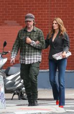 STANA KATIC and Kris Brkljac Out in New York 06/14/2019