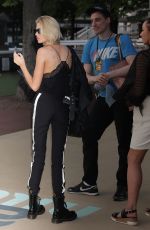 STELLA MAXWELL Leaves Miu Miu Resort 2020 Show at Haute Couture Week in Paris 06/29/2019