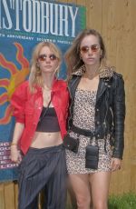 SUKI WATERHOUSE at 2019 Glastonbury Festival in Pilton Somerset 06/28/2019