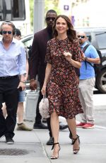 SUTTON FOSTER Arrives at Build Studios in New York 06/12/2019