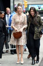 SUTTON FOSTER Arrives at Good Morning America in New York 06/11/2019